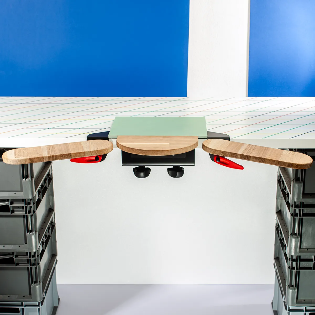 horotool portable watchmaker bench installed on a desk